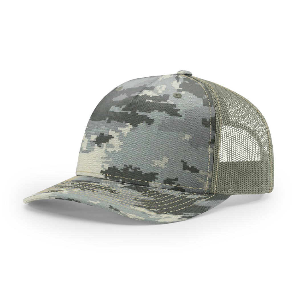 Richardson 112PFP Digital Camo-Light Green