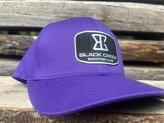 Flexfit 6277(no mesh) Solid Purple(holographic patch)