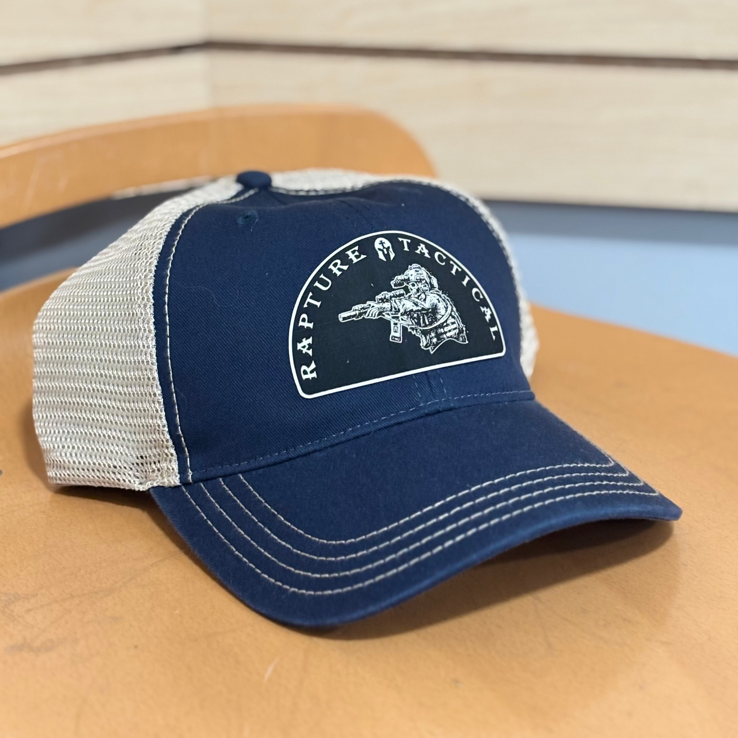 Richardson 111 Navy/Khaki (white patch)